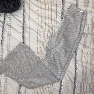 Aerie never worn flare corded grey lounge pants